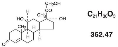 Image Description (Hydrocort Chemical Struc)